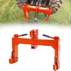 3 Pt Quick Hitch for Cat 1 & 2 Tractors Attachments W/ 2″ Receiver Hitch 3000 LB