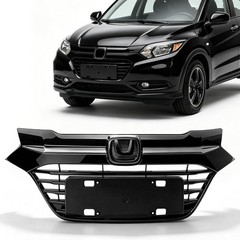 Front Bumper Grille Factory Style Black Chrome 2016 2017 2018 Honda HR-V Sport