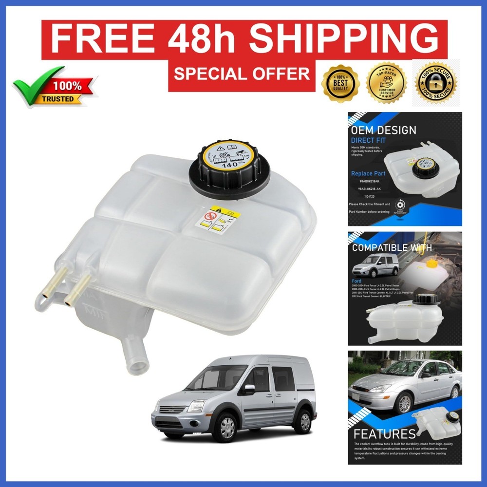 YzusGomumu Engine Coolant Expansion Reservoir Tank for Ford Focus & Transit