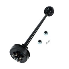 3500Lbs 5 Lug Electric Brake Trailer Axle 73in 58in Spring Center 5×4.5 Bolts