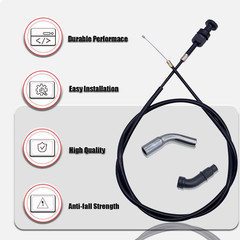 Choke Cable and Starter Valve Plunger Kit Compatible with Honda TRX450 Foreman 4