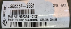 Spicer 1710 Series Driveshaft Ujoint Propeller Drive Shaft 906354-2631 Navistar