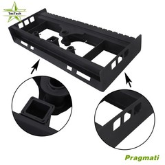 2500LBS Heavy-Duty Skid Steer Pallet Fork Frame W/Receiver Hitch & Spear Sleeves