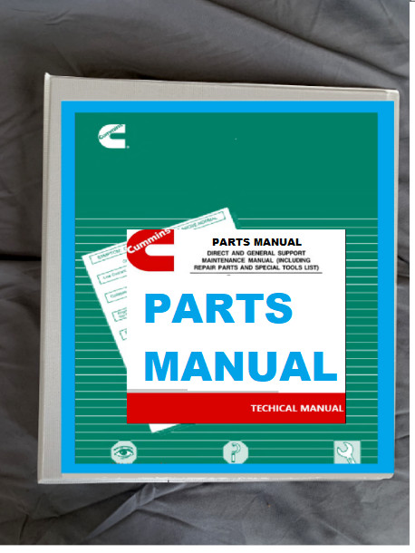 Cummins Marine 6BTA 5.9 330/370HP (CPL 1975, 2208) printed parts manual & binder