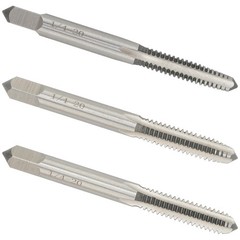3Pcs 1/4-20 UNC Hand Tap Right Hand Threading Tool 1/4×20 Taps
