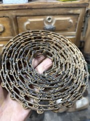 UNUSED 10′ #25 Flat Detachable Link Steel Chain for Drills Planters Corn Pickers