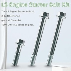 Engine Starter Bolts Kit – Long Short Compatible with Camaro Corve Style: 3Pcs