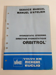 VOLVO HYDROSTATIC STEERING ORBITROL SERVICE MANUAL OEM
