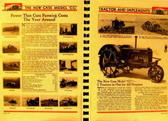 J.I. Case Model CC Tractor Sales Manual New Models Tractors & Equipment