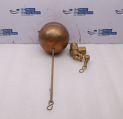 FLOAT VALVE BOB BRASS COMPLETE ASSEMBLY