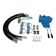 Dual Hydraulic Remote Control Valve Kit 4 Ports for Ford Tractor 5000 5600 6600