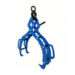 32″ 4 Claw Tongs Heavy Duty Swivel Steel Timber Claw Hook for Tractor ATV Truck