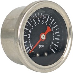 12-804 Low Fuel Pressure Adjustable Regulator Gauge for Holley 1-4 PSI 3/8in NPT