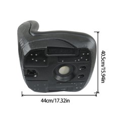 Black Seat 240 250 260 280 313 315 317 325 328 332 For John Deere Skid Steer