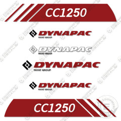 Fits Dynapac CC1250 Decal Kit Roller – 7 YEAR OUTDOOR 3M VINYL!
