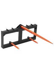 49″ Hay Bale Spear Skid Steer & Tractor Attachment Quick Attach 3000lbs Capacity