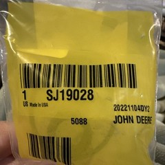 JOHN DEERE TRACTOR SELECTIVE CONTROL VALVE FLANGE SEAL KIT SJ19028 J