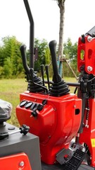 Mini Excavator 1 Ton 1.4Ton Digger 13.5hp Gas Tracked Crawler B&S EPA Engine.