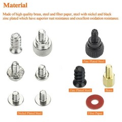 Pc Computer Screws Standoffs Set Kit 360 Pieces Hard Drive Motherboard Case Fan
