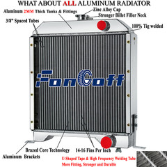 1347609C1 Radiator Fits Case IH 1840 Case IH 1845C Skid Steer Loader 1A12192
