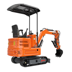 mini excavator1ton, 13.5 hp, hydraulic grab | Pilot control/B&S engine, EPA