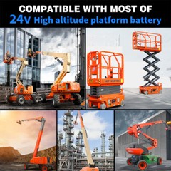 24V 150Ah Scissor Lift LiFePO4 Lithium Battery For Skyjack SJIII 4626 4632 3219