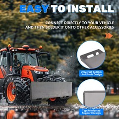 1/2″ thick Skid Steer Mount Plate Adapter Loader Quick Tach Attachment