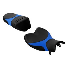 Black Blue Front Rear Rider Passenger Seat For Suzuki GSXR1000 2009-2016