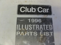 Club Car DS Golf Cars Gasoline Electric 1996 Illustrated Parts List Manual