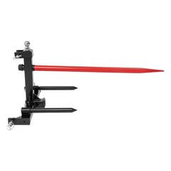 3 Point Hay Bale Spear Trailer Hitch Receiver For Cat 1 Tractor W/Gooseneck Ball