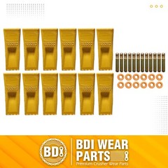 1U3202 Bucket Teeth with Pins 8E6208 Retainers 8E6209 for J200 Series – 12 Set
