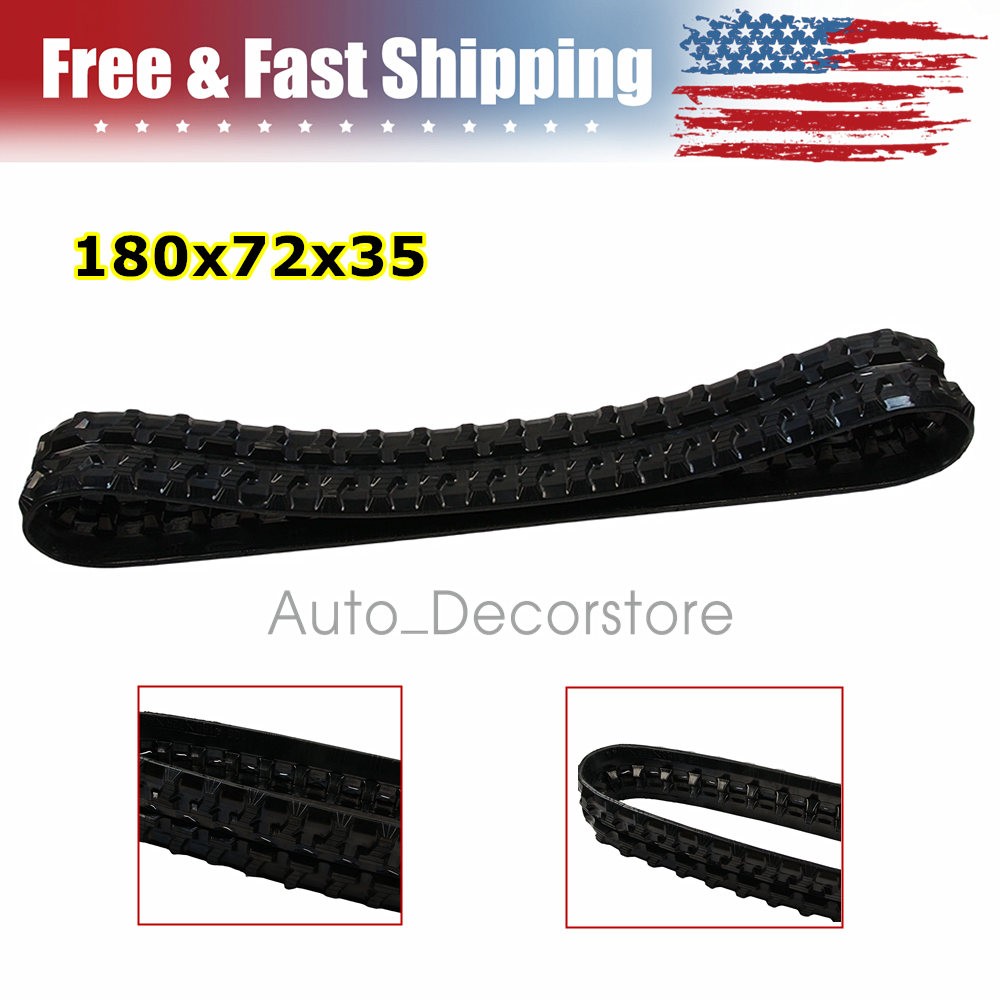 1 PK For JCB 8008CTS Rubber Track – 180x72x35 – Cross Application Tread