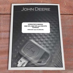 John Deere 9560STS, 9660STS & 9760STS Combines Owners Operators Manual OMH215847