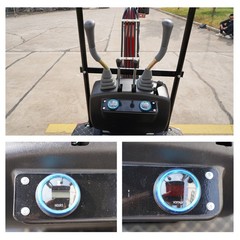 1.0 Ton 2200lbs 7.6KW B&S Mini Excavator w/ Hydraulic Thumb EPA US Free Shipping