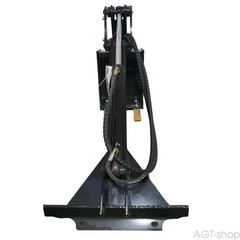 AGT Single Arm Backhoe Bucket Attachment for Mini Skid Steer Loaders M-DRG