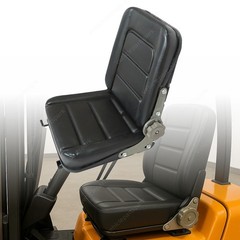 Universal Forklift Seat Fold Down Tractor Seat with Adjustable Angle Back New
