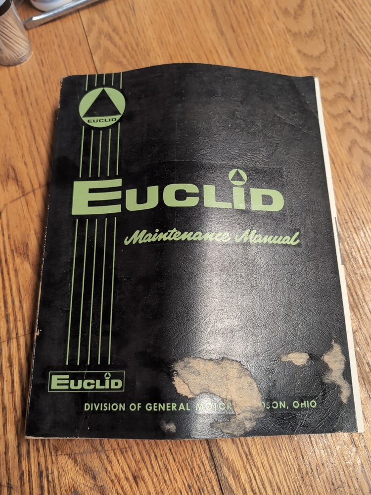 Euclid GM 72-20 30 40 L-20 L-25 L-30 Diesel MAINTENANCE MANUAL Published In 1966
