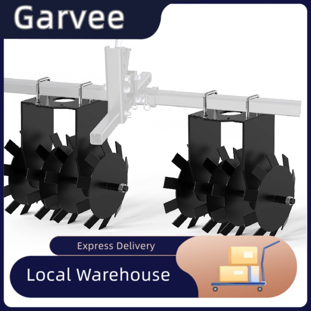 Easy Ground Breaking ATV UTV Disc Harrow Plow And Scraper Blade Implements Match