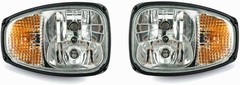 Pair Front Headlight Headlamp Head Light for JCB Telehandler Telescopic Forklift