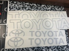 Toyota forklift decal Kit Fits 8 series forklifts 8FGCU25 decal kit