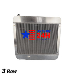 OE# AT129141 AR5704 Aluminum Radiator Fits John Deere 210C Backhoe 482C Forklift