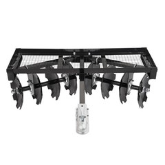4Ft Disc Harrow Attachment FOR USE WITH A 2″ TOWBALL Trailer Mounted Notched