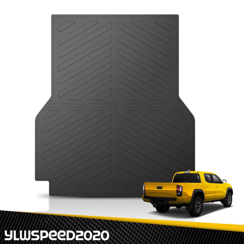 5FT Truck Bed Mat Liner Fit for 2005-2023 Toyota Tacoma Double Cab All Weather