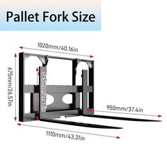 Skid Steer Loader Hydraulic Attachments Auger+Pallet Fork+4-in-1 Bucket+Grapple
