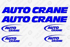 Fits Auto Crane Any Make Any Decals Crane Truck Replacement Stickers Graphics