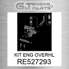 RE527293 KIT ENG OVERHL fits JOHN DEERE (New OEM)