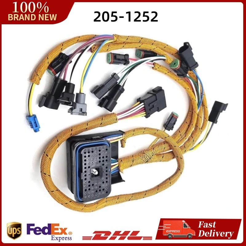 205-1252 For Caterpillar 3126B 3126E 3126 Truck Engine Wiring Harness 2051252