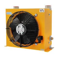 1450rpm Cooler 110V 60W Hydraulic Oil Cooler Aluminium Rectangular Radiator