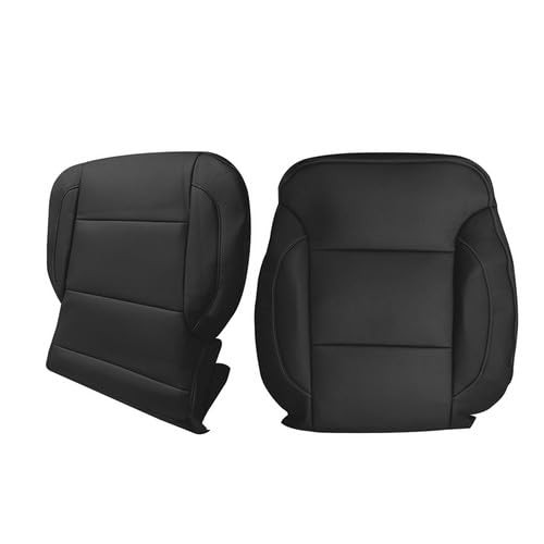 Driver Perforated Leather Seat Cover Black 2015-2019 Silverado Yukon Sierra
