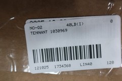 Tennant 1030969 40in Cylindrical Brush